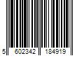 Barcode Image for UPC code 5602342184919