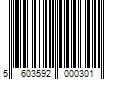 Barcode Image for UPC code 5603592000301