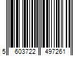 Barcode Image for UPC code 5603722497261