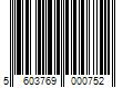 Barcode Image for UPC code 5603769000752