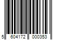 Barcode Image for UPC code 5604172000353