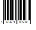 Barcode Image for UPC code 5604774005985