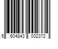 Barcode Image for UPC code 5604843002372