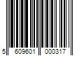 Barcode Image for UPC code 5609601000317