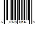 Barcode Image for UPC code 562603401443