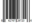 Barcode Image for UPC code 562767267206