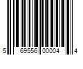 Barcode Image for UPC code 569556000044