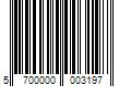 Barcode Image for UPC code 5700000003197