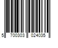 Barcode Image for UPC code 5700303024035