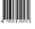 Barcode Image for UPC code 5700303040479