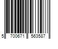 Barcode Image for UPC code 5700671563587