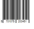 Barcode Image for UPC code 5701075203451