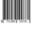 Barcode Image for UPC code 5701259100781