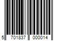 Barcode Image for UPC code 5701837000014