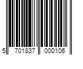 Barcode Image for UPC code 5701837000106