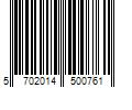 Barcode Image for UPC code 5702014500761