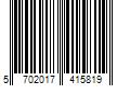 Barcode Image for UPC code 5702017415819