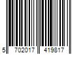 Barcode Image for UPC code 5702017419817