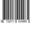 Barcode Image for UPC code 5702017424965