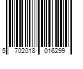 Barcode Image for UPC code 5702018016299