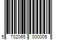 Barcode Image for UPC code 5702065000005