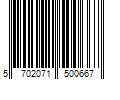 Barcode Image for UPC code 5702071500667