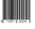 Barcode Image for UPC code 5712671002041