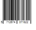 Barcode Image for UPC code 5712674071822