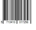 Barcode Image for UPC code 5713410017258