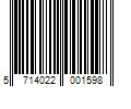 Barcode Image for UPC code 5714022001598