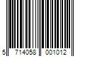 Barcode Image for UPC code 5714058001012