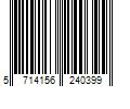 Barcode Image for UPC code 5714156240399