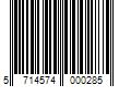 Barcode Image for UPC code 5714574000285