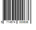 Barcode Image for UPC code 5714574000636