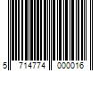 Barcode Image for UPC code 5714774000016