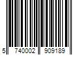 Barcode Image for UPC code 5740002909189