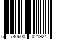 Barcode Image for UPC code 5740600021924