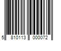 Barcode Image for UPC code 5810113000072