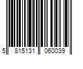 Barcode Image for UPC code 5815131060039