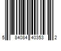 Barcode Image for UPC code 584084403532