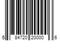 Barcode Image for UPC code 584720200006