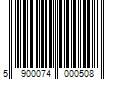 Barcode Image for UPC code 5900074000508