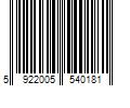 Barcode Image for UPC code 5922005540181