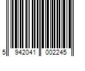 Barcode Image for UPC code 5942041002245