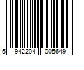 Barcode Image for UPC code 5942204005649