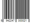 Barcode Image for UPC code 5942247000021