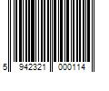 Barcode Image for UPC code 5942321000114