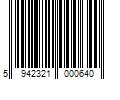 Barcode Image for UPC code 5942321000640