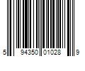 Barcode Image for UPC code 594350010289