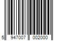 Barcode Image for UPC code 5947007002000